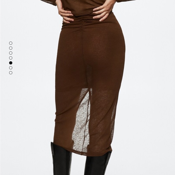 Mango Vent Midi Skirt - Picture 3 of 9